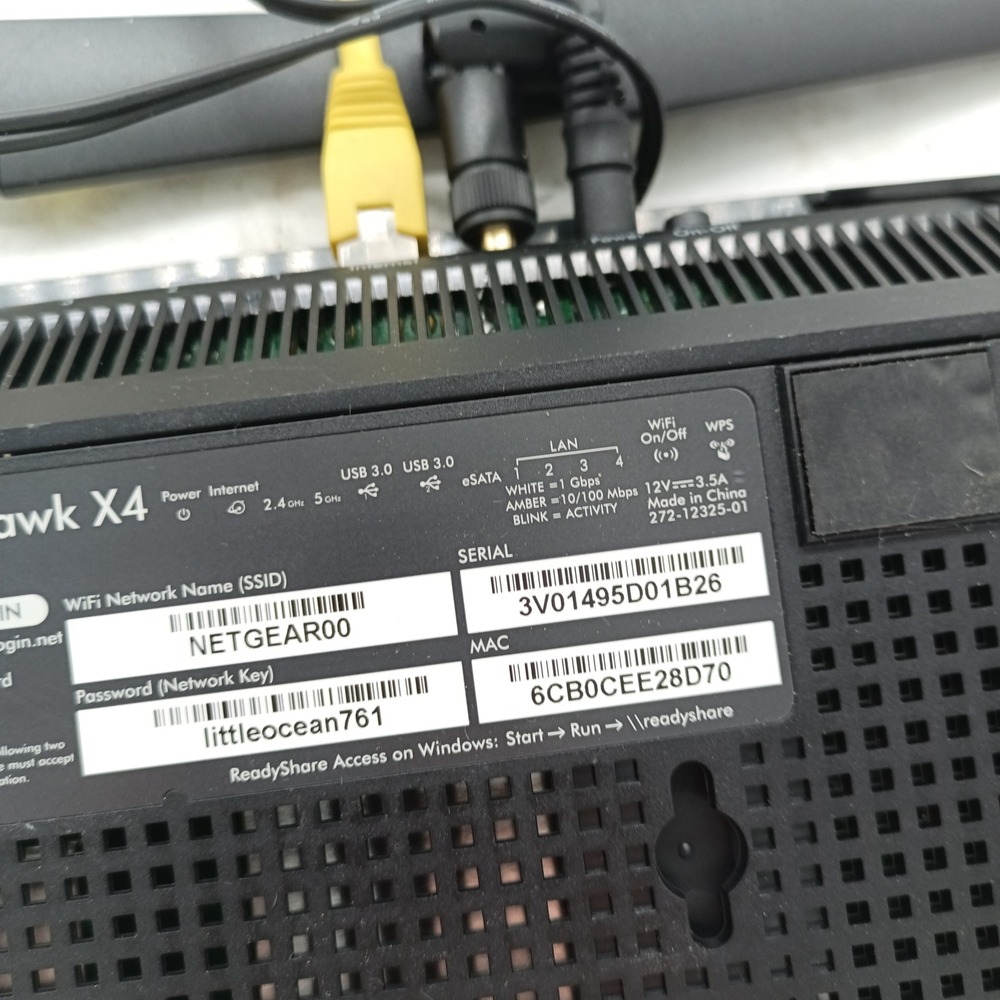 NETGEAR Nighthawk X4 R7500 AC2350 Smart WiFi Dual Band Gigabit Gaming Router a9 - Picture 5 of 6